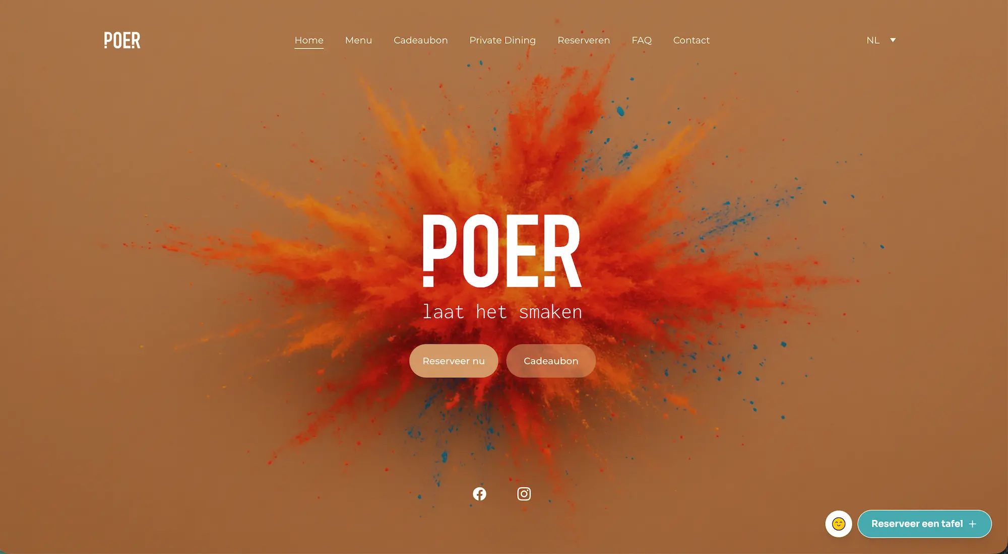 Restaurant POER website